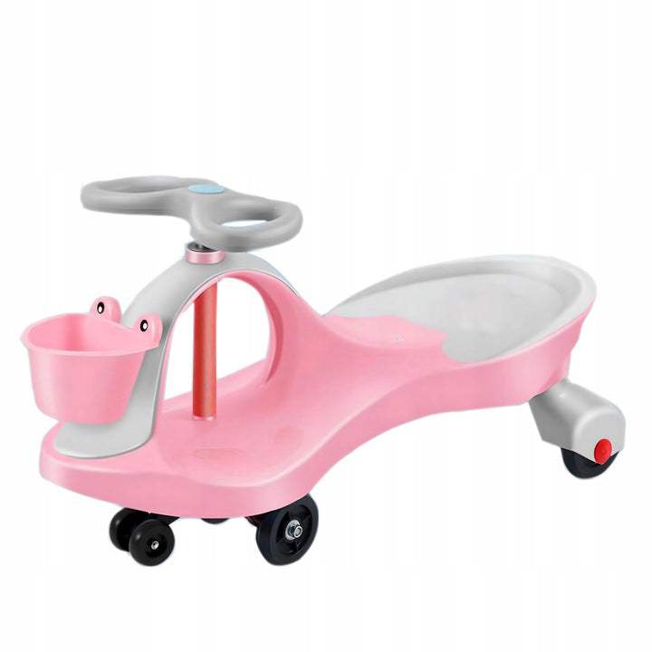 Masinuta pentru copii gravitationala, Zola, Swing car, directie 360°, cosulet, greutate maxima suportata 60 Kg, roz Masinuta pentru copii gravitationala, Zola, Swing car, directie 360°, cosulet, greutate maxima suportata 60 Kg, roz